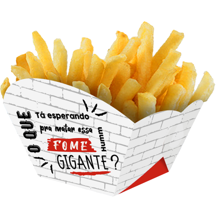 Embalagem Barca Burger, Fritas ou Porções (pacote 100 pçs)